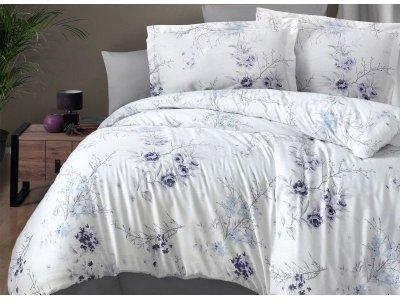 Постельное белье First Choice - Leena Lilac (Turkey), евро комплект Постельное белье First Choice - Leena Lilac (Turkey), евро комплект